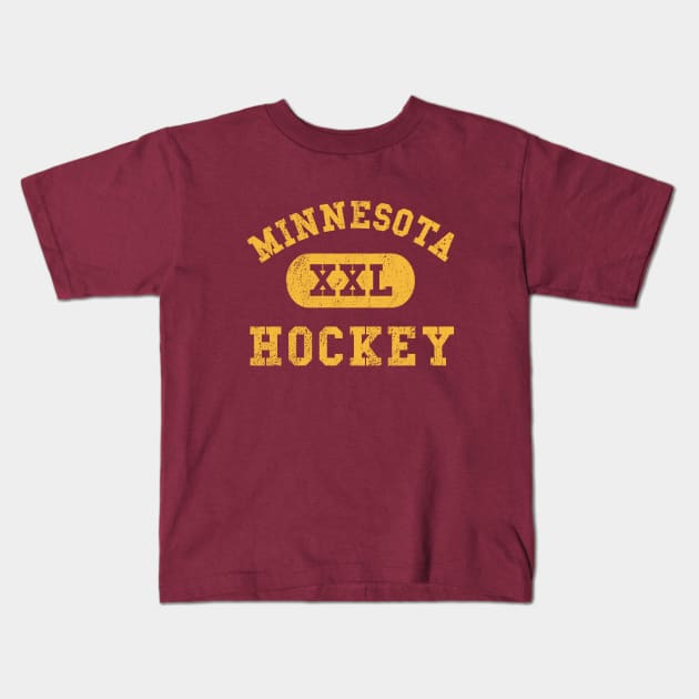 Minnesota Hockey III Kids T-Shirt by sportlocalshirts